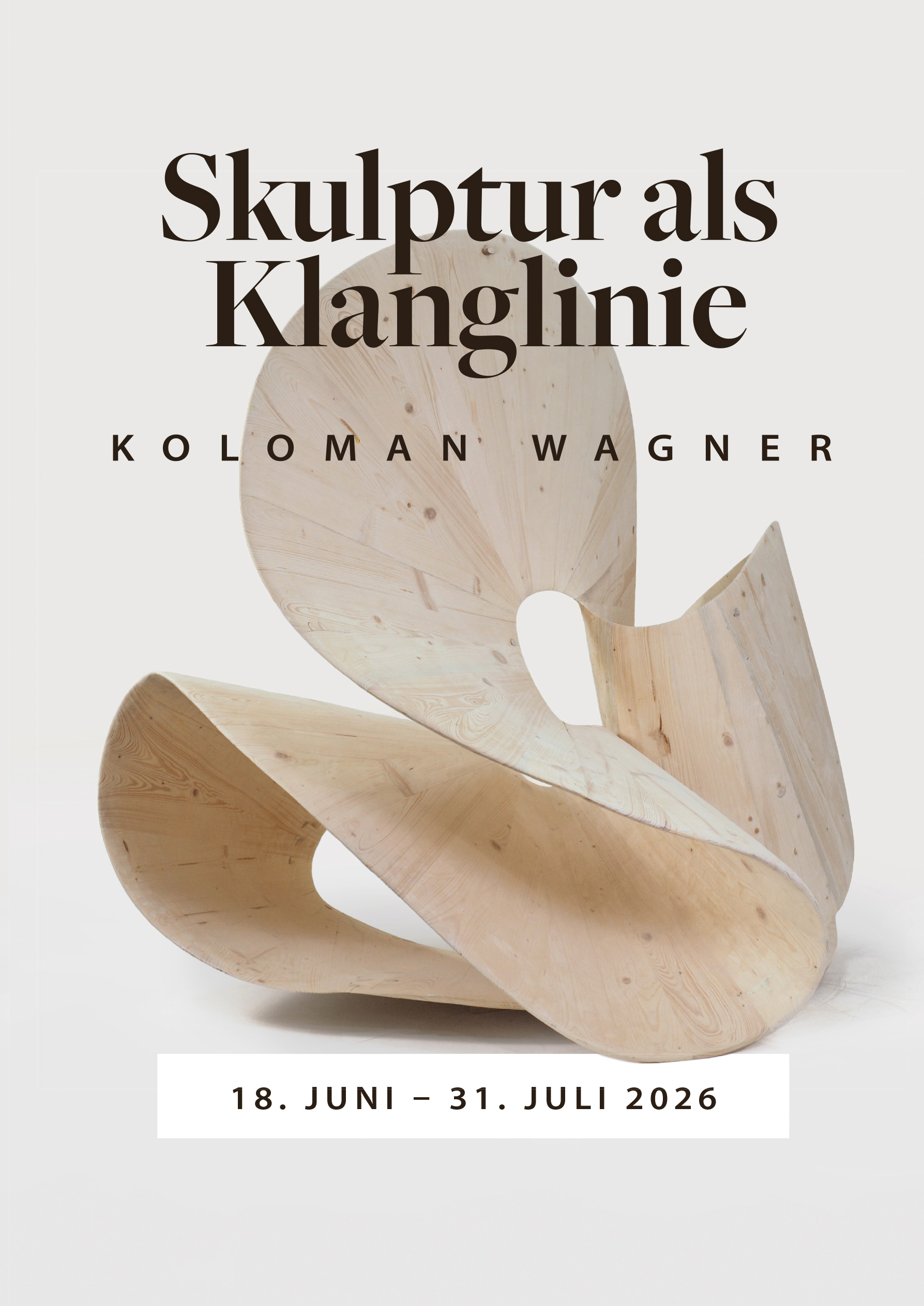 Exhibition Poster Koloman Wagner Kunsthaus Koeflach